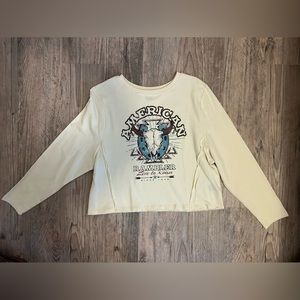 Rock and Roll cropped sweater